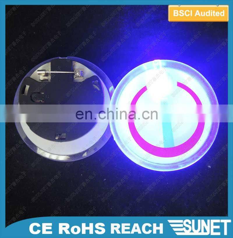 Fashion party wholesale pin multicolor rotary lapel pin