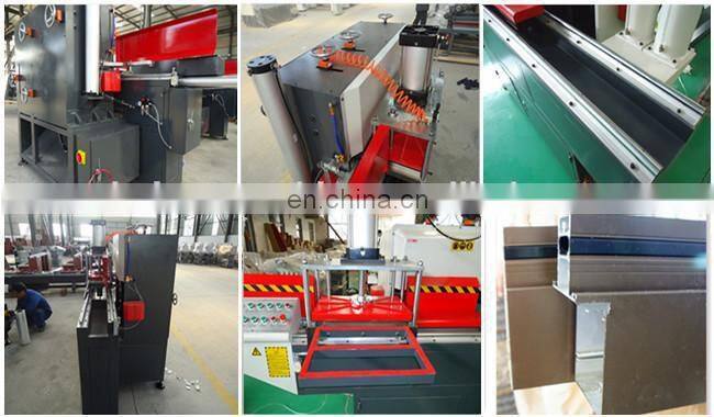 Double head mitre cutting saw / aluminum window making machine