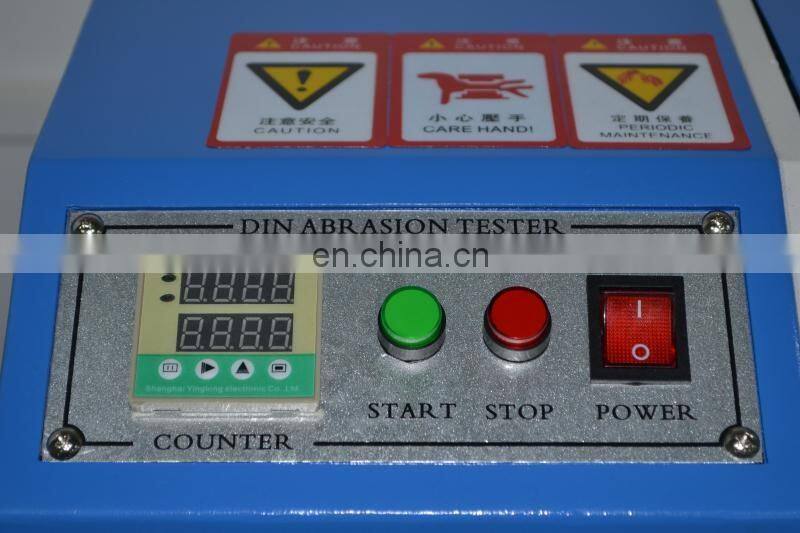 ISO 4649 ASTM D5963 Shoes DIN abrasion tester, Abrasion resistance test instrument