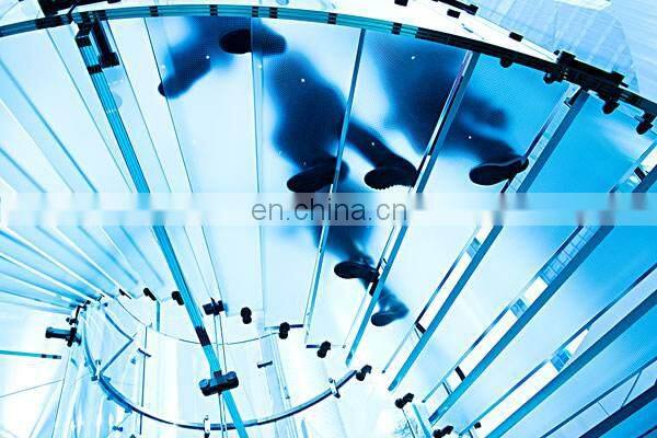 stair glass railing prices SELL 6-20mm high quality stair glass staircase railing tempered glass