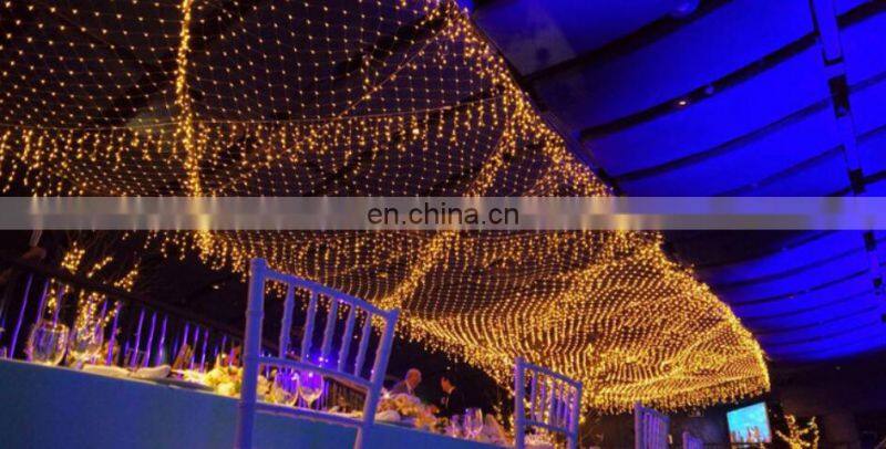 IP65 EU UK AU US plug customized sizes colorful fishing net holiday lighting christmas