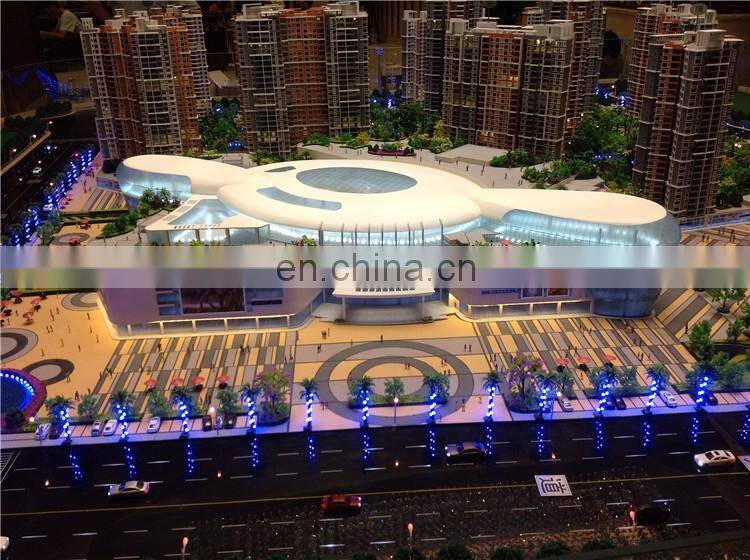 Commercial architectural 3d building model scale maquette