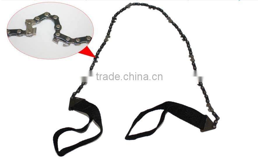 Outdoor survival wire rope chain saws portable wire saw blade life-saving 360 degrees rotation curve