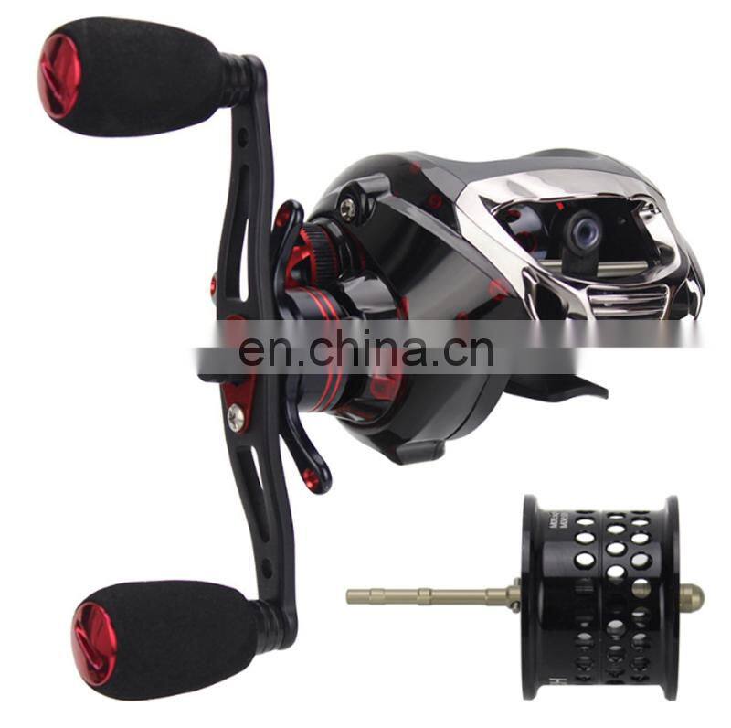 Perfect Baitcaster Reel Double Spool 10kg Drag 18+1BB Gear Bait Casting Fishing Reel