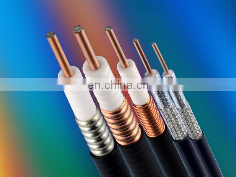 PVC jacket telecom feeder cable 7/8 rf coaxial cable 50 ohm high flexibility