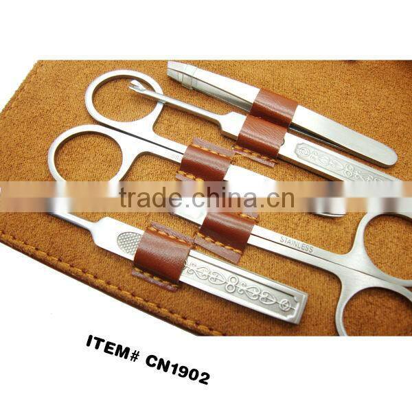 High quality brown manicure Set for Europe Market