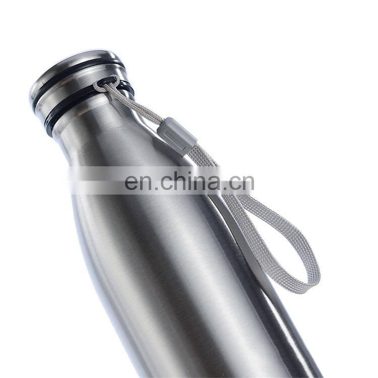 650ml Single Wall Stainless Steel Silver  Water Bottles Bulk