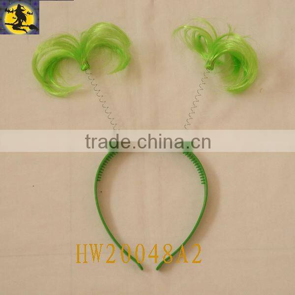 Orange Stretchy Wig Headband for Soccer Club and World Cup