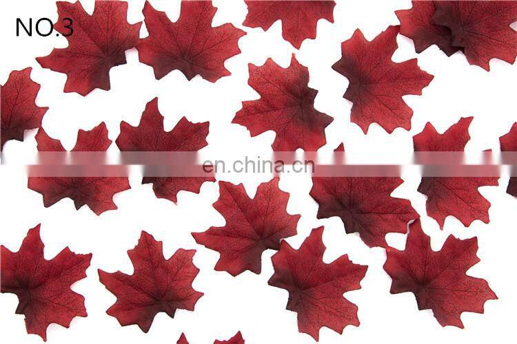 Fall Decor Garland Christmas 2021 Home Halloween Decorations Leaves Plastic Silk Artificial Maple Leaf