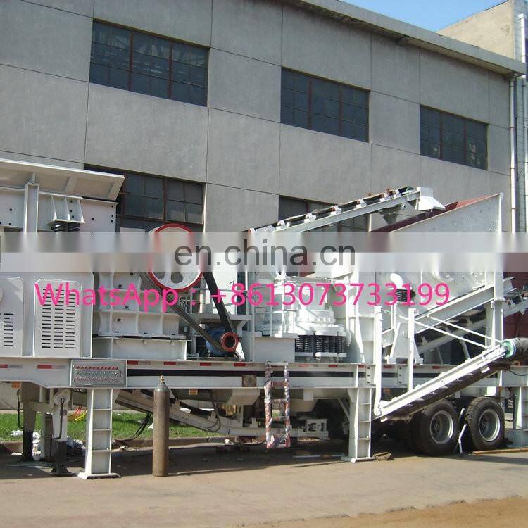 Diesel engine mini small portable rock crusher price for sale