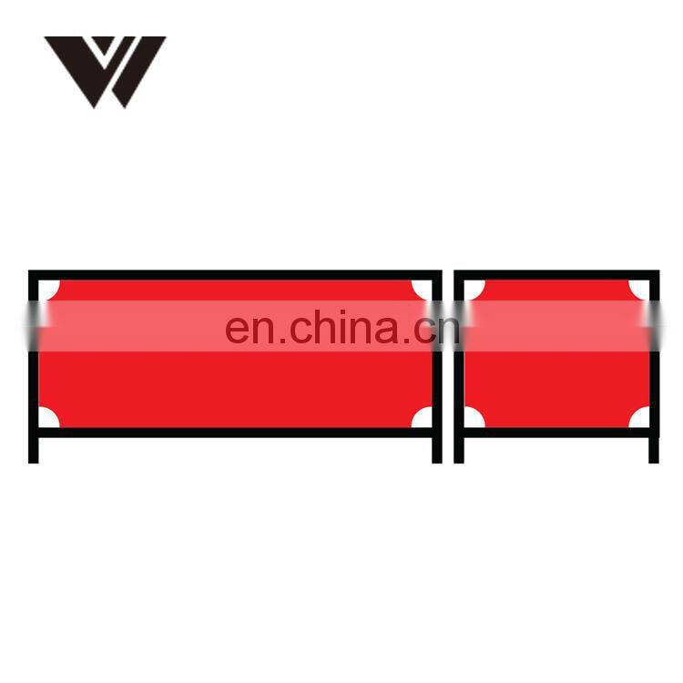WELDON Hot Sale Cafe Breeze Barriers /Wind/advertising barrier with banner for Advertising