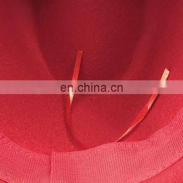 2022 Unisex Custom Wholesale Red Bottom Men Women Fedora Hats
