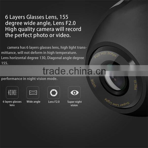 Q6 WiFi Car DVR With App Share Feature and Wonderful Night Vision