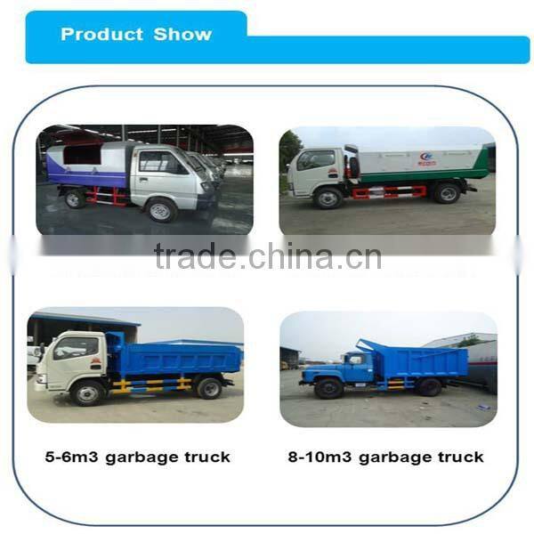 2015 Top Selling Peru Changan small garbage truck,4x2 Container Garbage truck