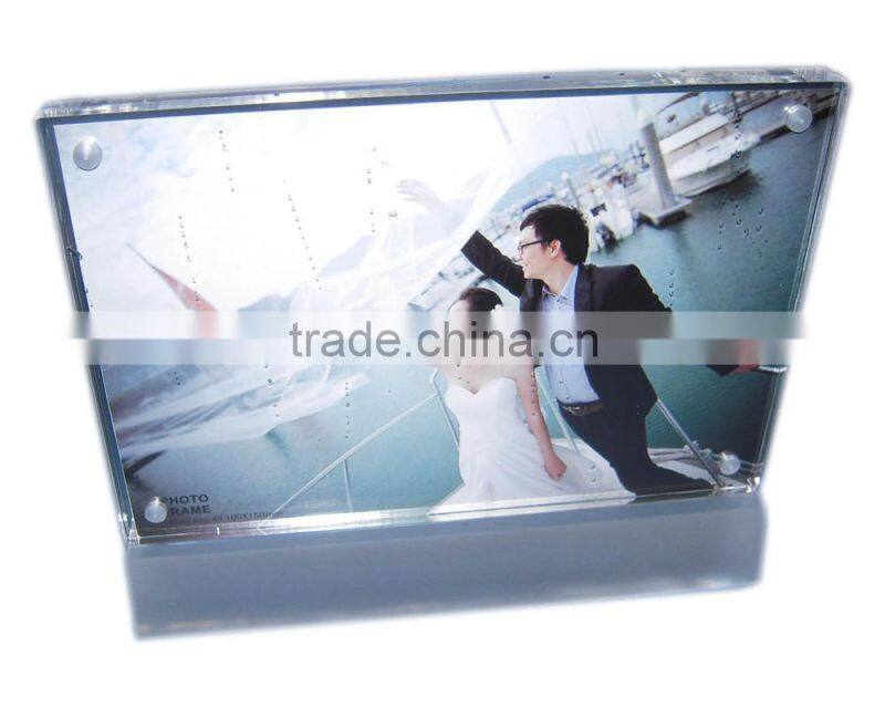 High quality sublimation crystal frame with nice box.sublimation blank