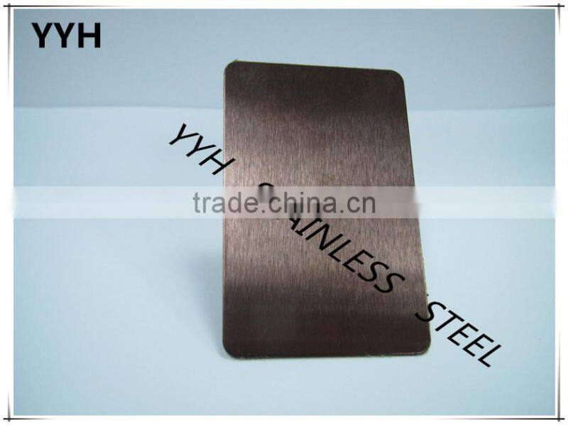 back lighted stainless steel sign 3d/mirror/brush