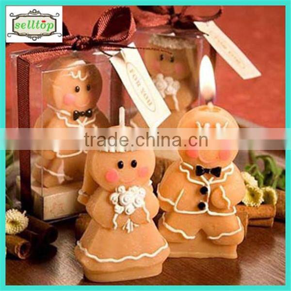 Hot sell apple shape candle 2014 wedding giveaway gifts