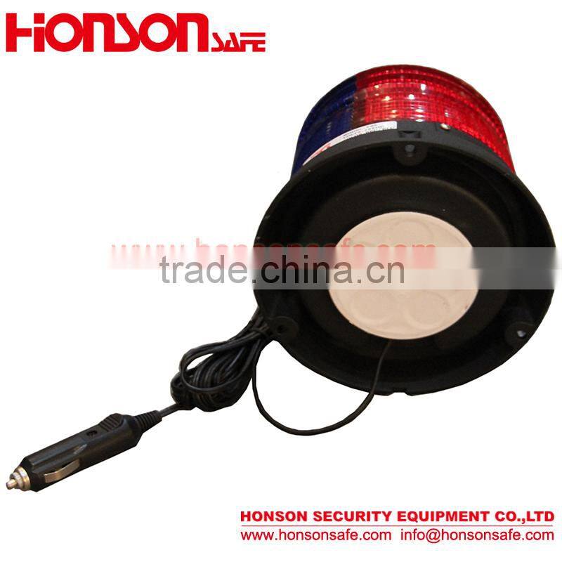 3W Led Vehicle Strobe Flash Warning Amber Beacons with Cigarette Plug HTL-118