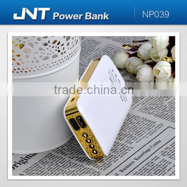 High capacity commonly 5400/6000/6600/7800/8400mAh manual for power bank battery charger