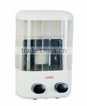 500ML White ABS Two Reservoirs Soap Dispenser