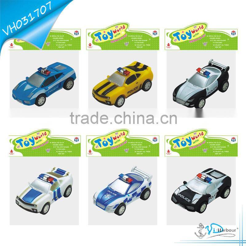 Free Wheel Yellow Vinly Truck Toy For Kids