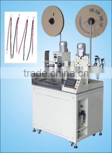 Automatic double heads(combined crimp) terminal machine