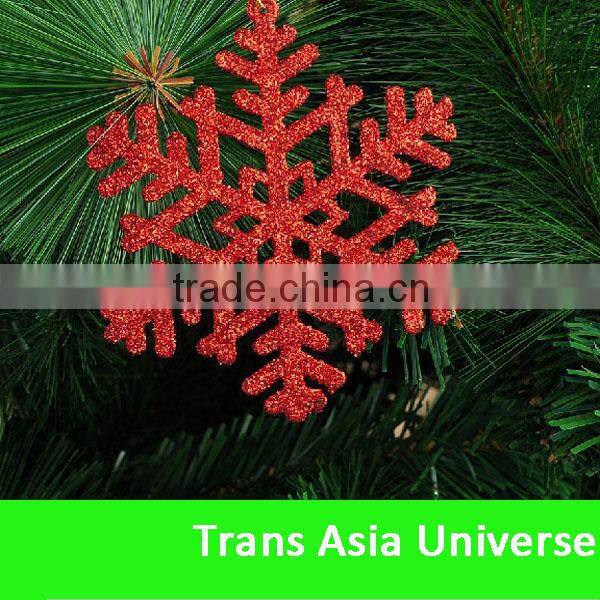 Hot Sale plastic hanging snowflake decorations
