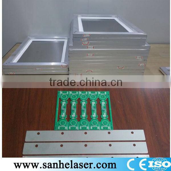 HOT sale and high frequency approved by CE and ISO SMT steel mesh laser cutting machine
