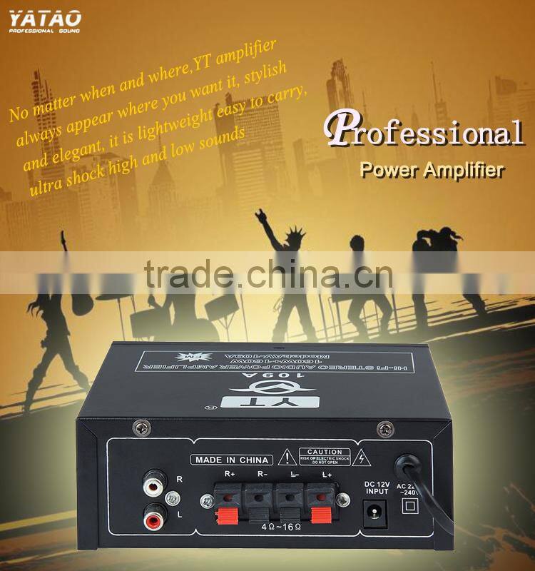 Audio active subwoofer amplifier YT-109A with Soft antenna