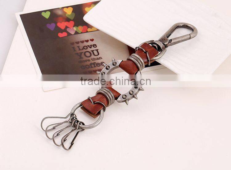 High Quality Hot Selling Custom Lovely and Cute Custom Leather Keychain