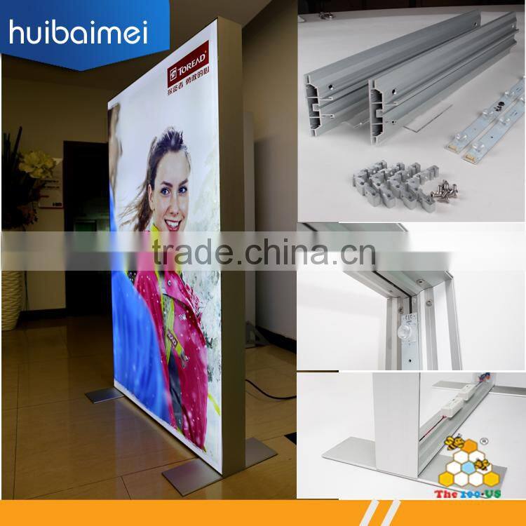 New double sided poster frame lightbox with edge light high power led