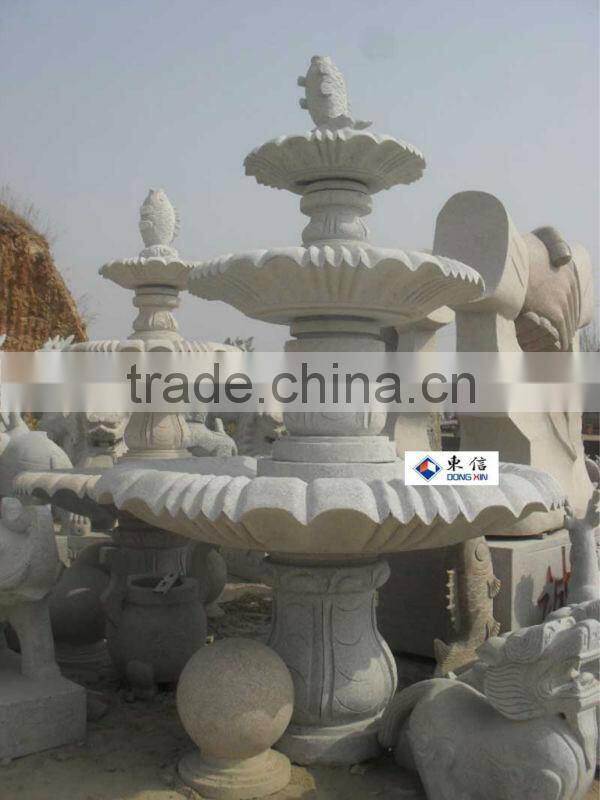 Granite Carved Outdoor Water Fountain