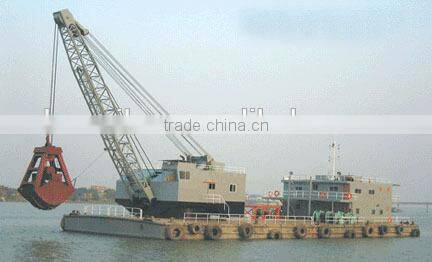 ISO standard 50t High Efficiency Grab Dredger Boat