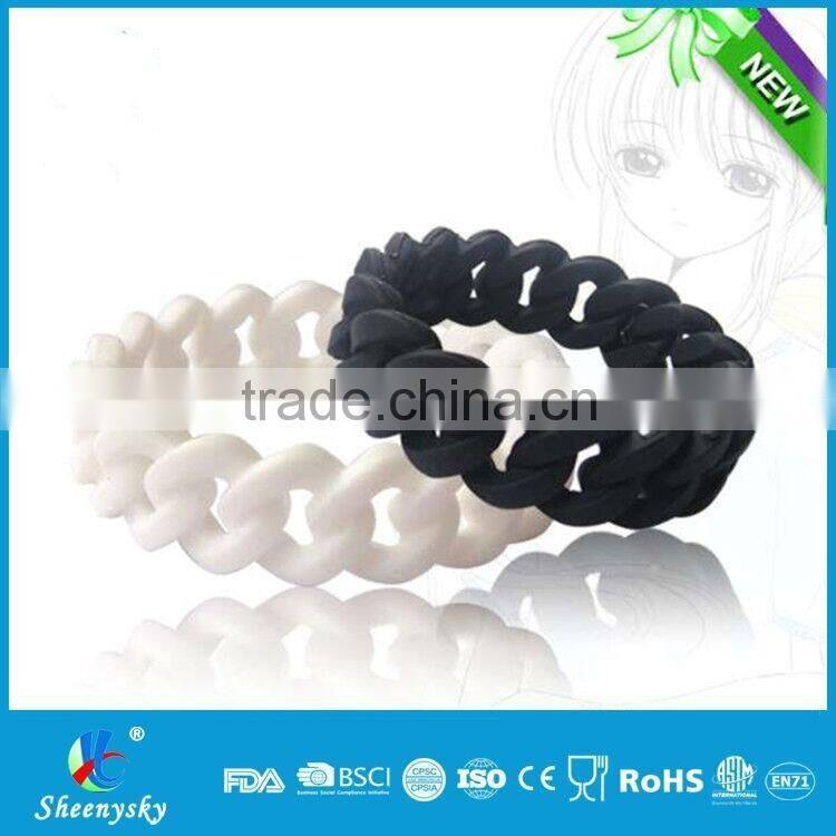 2016 China wholesale cheap high quality silicone bracelet with customized logo