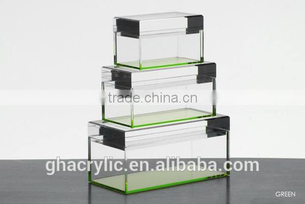 China factory supplier Clear Acrylic Box, High quality Clear acrylic box