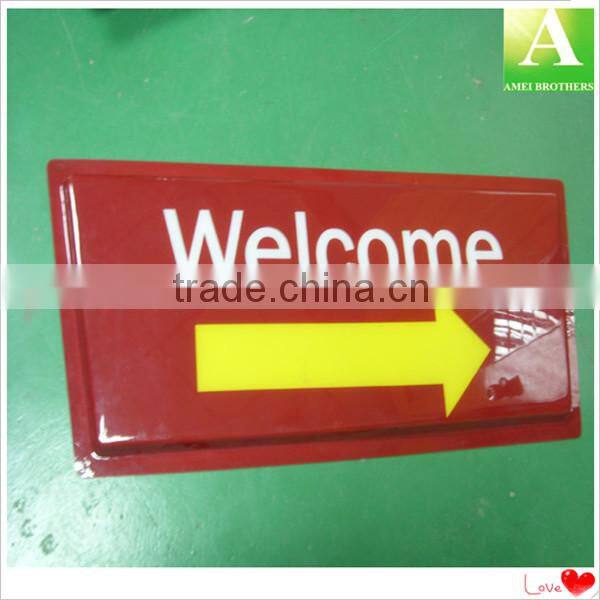 Custom thermoformed PMMA plastic light box cover