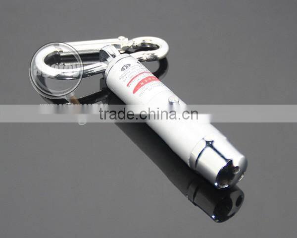 Mini LED Flashlight Torch Lamp Aluminum Carabiner UV Money Detector Electric LED Light Keychain Torch