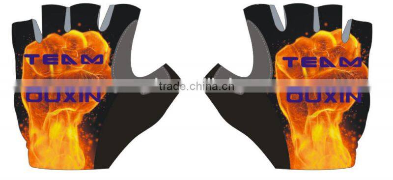 hot new products for 2015 cycling gloves/pro bike glove men half finger pro team Fire Fist