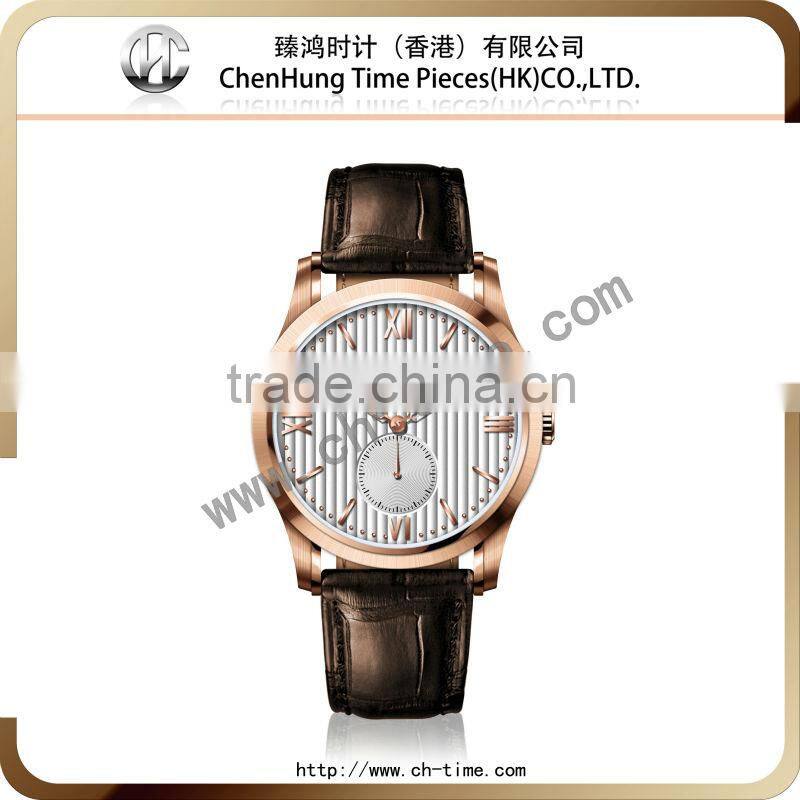 Fancy ladies leather bracelet wrist q&q japan brand watch