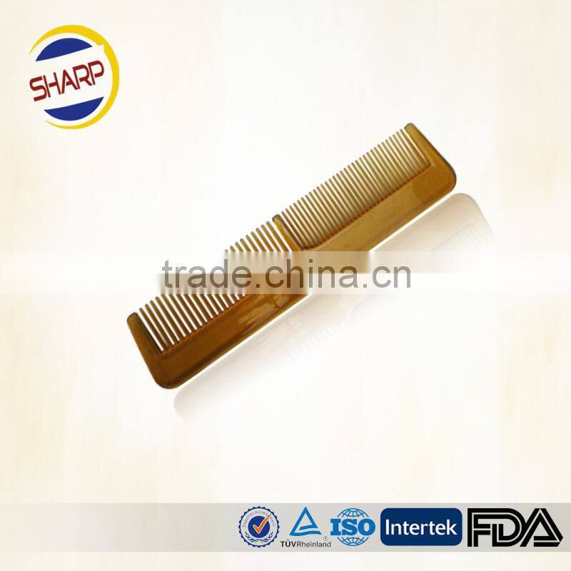 Plastic Folding Hair Comb, Biodegradable Travel Flodable Comb