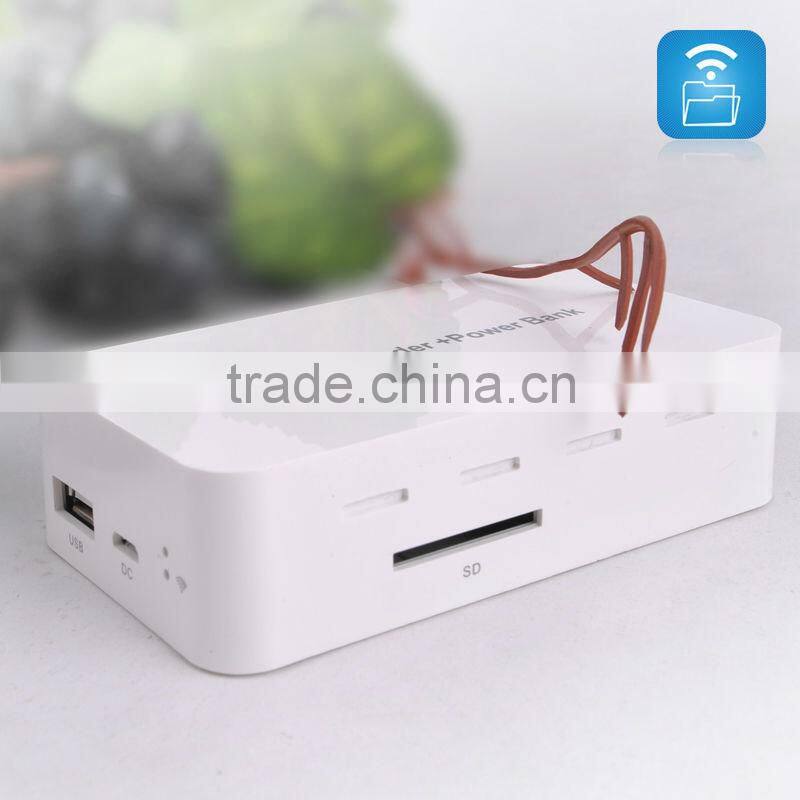 ipad/iphone/Android wireless card reader with power bank