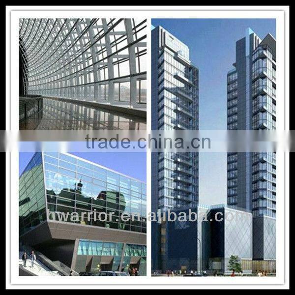 Exterior aluminum Structural Glass Curtain Wall unitized curtain wall for sales