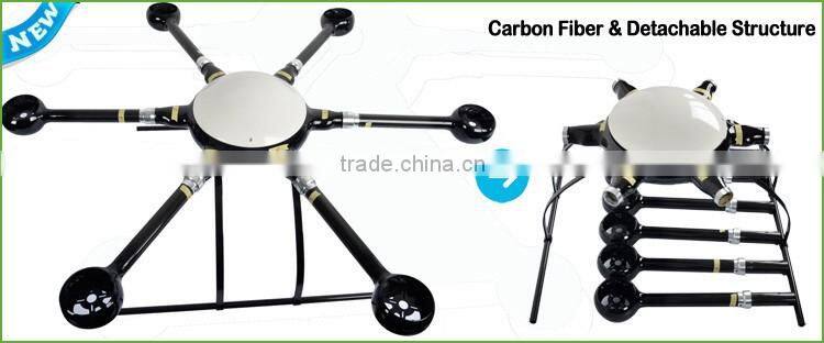 Drone Professional grade High quality carbon fiber UAV body/OEM hexa drone waterproof