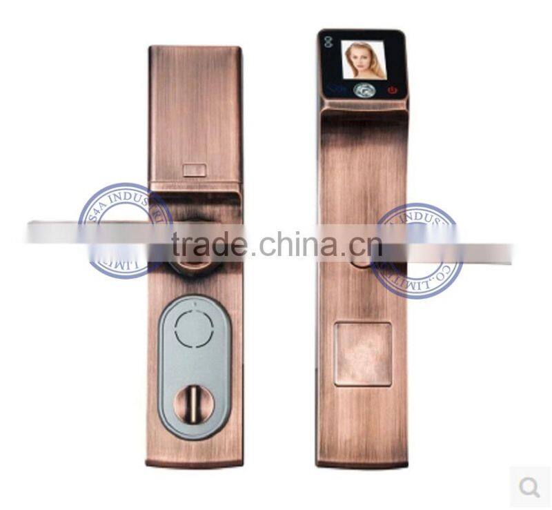 Facial recognition access keypad biometric lock