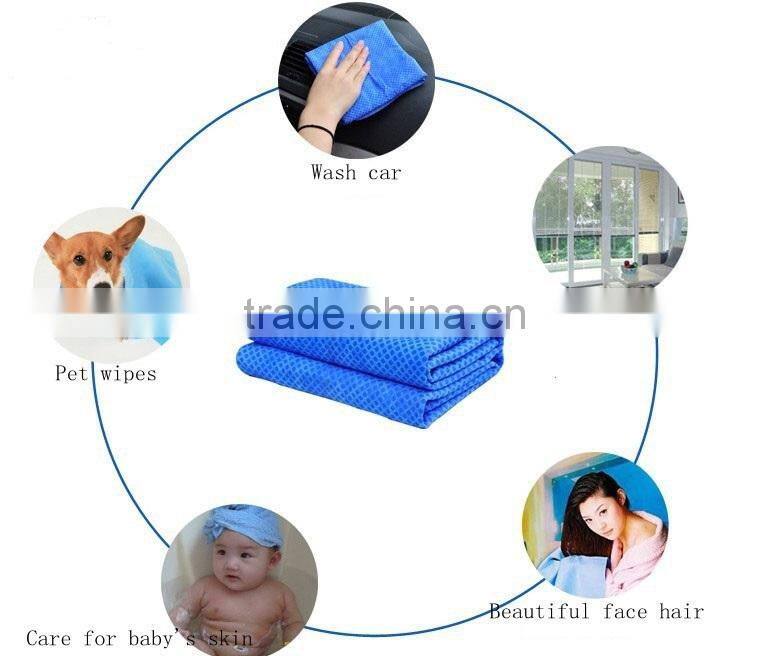 PVA dog cleaing chamois instant cooling towel