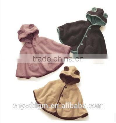 baby animal poncho/poncho coat for baby