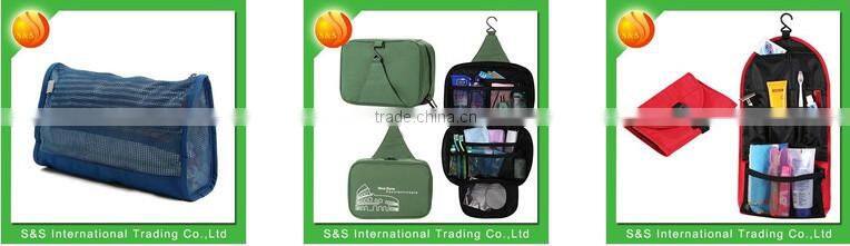 Multifunctional Travel Large Capacity Zipper Organizer Kits Foldable Toiletry Bag