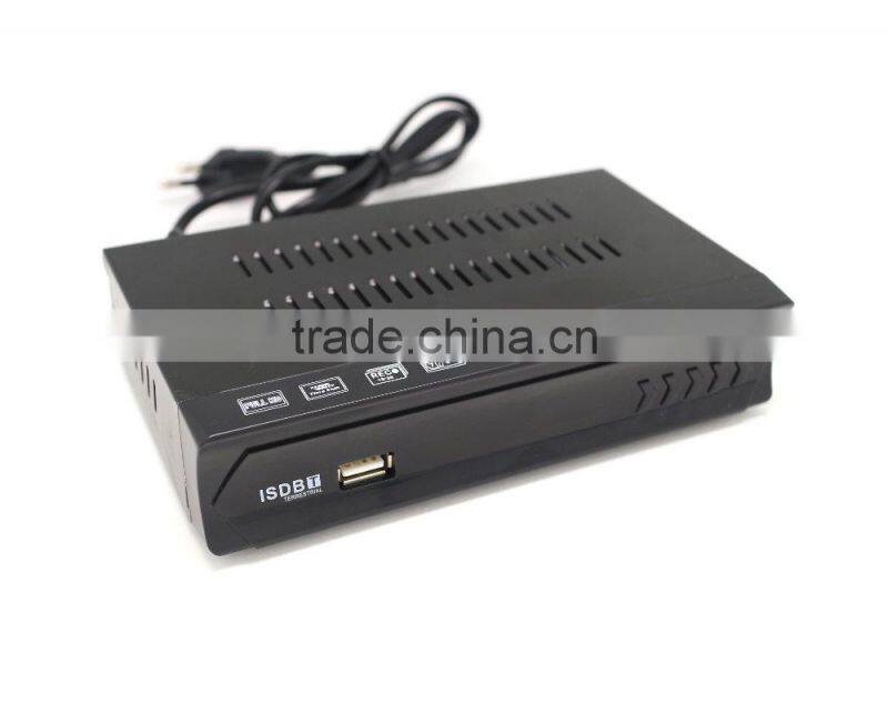 2015 New Full HD 1080P Digital Terrestrial Receiver ISDB-T TV Box, ISDB-T Set Top Box for Brazil