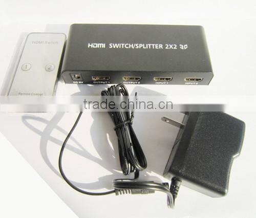 hdmi splitter 2 in 1 out 3D 1080p