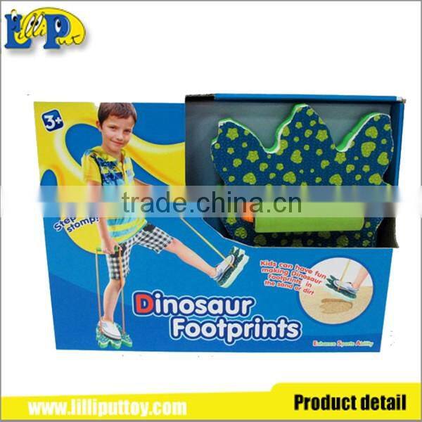 Interesting magic dinosaur footprints toy